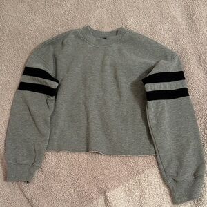 Gray and Black Women's Sweater